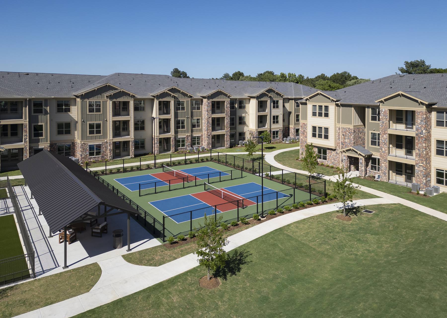 Pickleball court